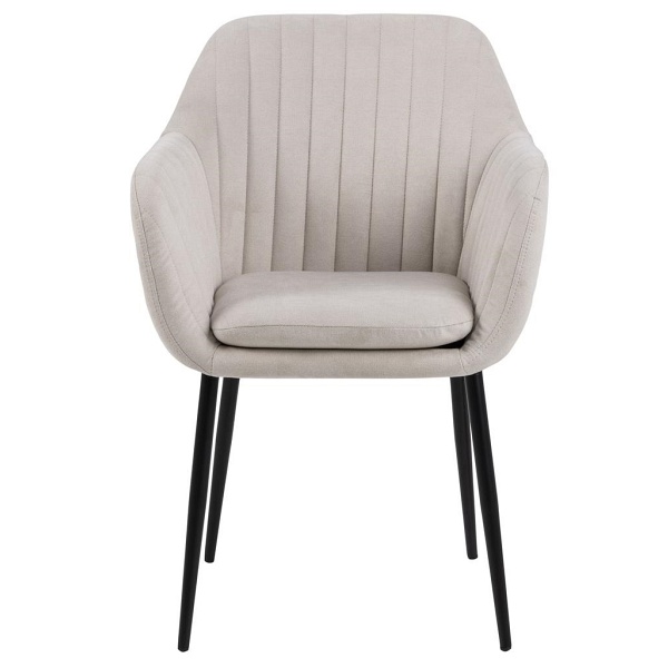 Krzesło Emilia beżowe paski - ACTONA